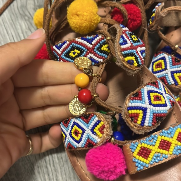 Greek charm Sandals hobo style - Picture 4 of 4